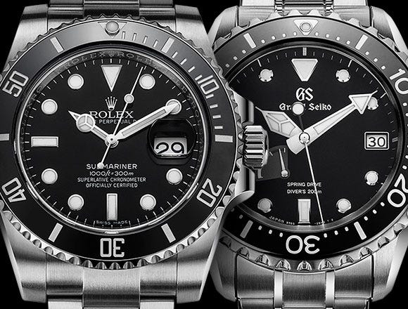 Feature: Rolex Submariner vs Grand Seiko SBGA229
