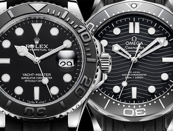 Feature: Rolex Yacht-Master vs Omega Seamaster